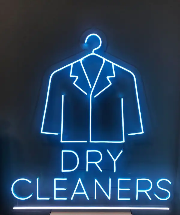تابلو نئون فلکسی dry cleaner